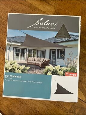 Belavi Triangle Sun Shade Sail - UV Protection
